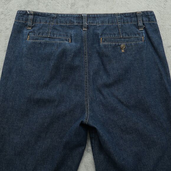 Ralph Lauren Jeans Women's 10 Blue Mid-Rise Newbury Denim Cropped 25.5" Inseam - Picture 11 of 14